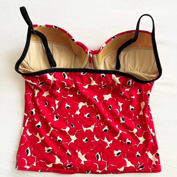 Victoria's Secret Push-Up Red Tankini 36C - Picture 3 of 4
